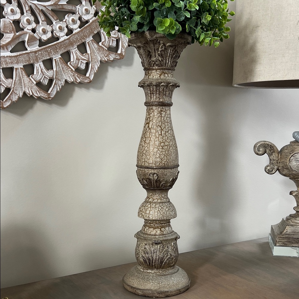 Elegant Brown Candle Holder